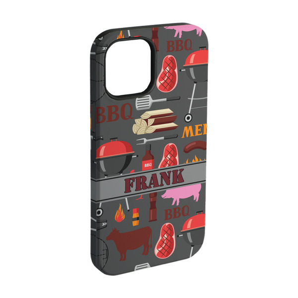 Custom Barbeque iPhone Case - Rubber Lined - iPhone 15 Pro (Personalized)