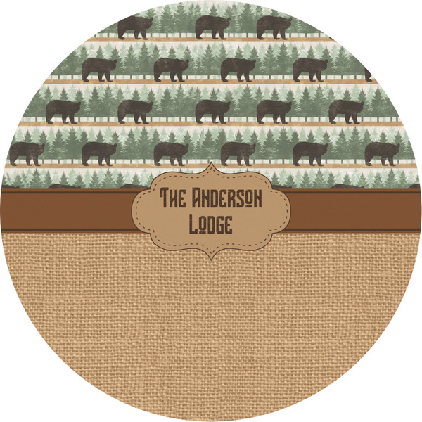 Custom Cabin Multipurpose Round Labels - 2" (Personalized)