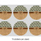 Cabin 3" Multipurpose Round Labels - Sheet