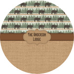 Cabin Multipurpose Round Labels - Custom Sized (Personalized)