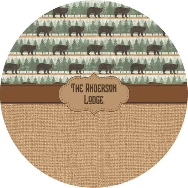 Custom Cabin Multipurpose Round Labels - 3" (Personalized)