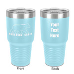 Cabin 30 oz Stainless Steel Tumbler - Teal - Double-Sided (Personalized)