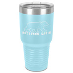 Cabin 30 oz Stainless Steel Tumbler - Teal - Single-Sided (Personalized)