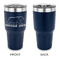 Cabin 30 oz Stainless Steel Ringneck Tumblers - Navy - Single Sided - APPROVAL