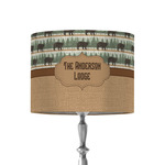 Cabin 8" Drum Lamp Shade - Fabric (Personalized)