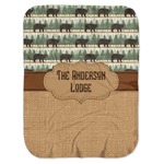 Cabin Baby Swaddling Blanket (Personalized)