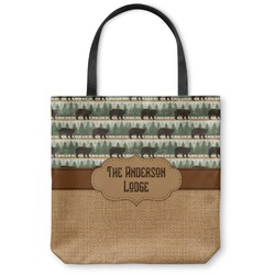 Cabin Canvas Tote Bag - Large - 18"x18" (Personalized)