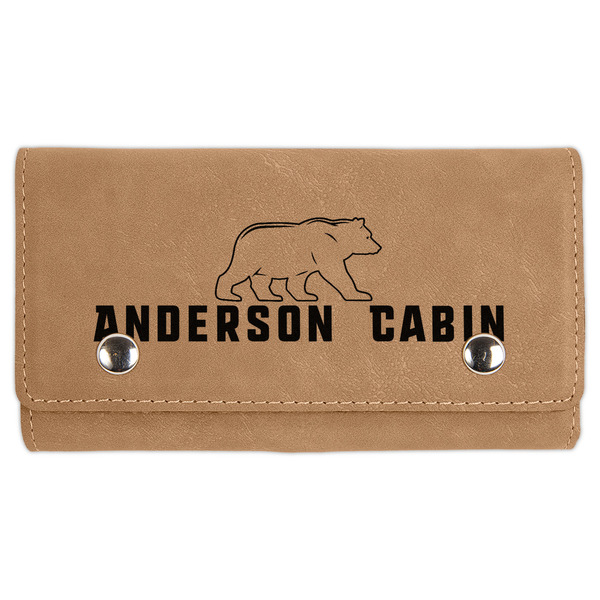 Custom Cabin Cards & Dice Set - Light Brown (Personalized)