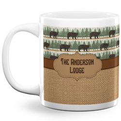 Cabin 20 Oz Coffee Mug - White (Personalized)