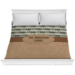 Cabin Comforter - King (Personalized)