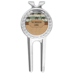 Cabin Golf Divot Tool & Ball Marker (Personalized)