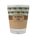 Cabin Glass Shot Glass - 1.5 oz - Single (Personalized)