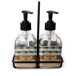 Cabin Glass Soap & Lotion Bottles (Personalized)