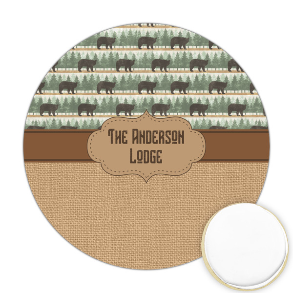 Custom Cabin Printed Cookie Topper - 2.5" (Personalized)