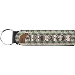 Cabin Neoprene Keychain Fob (Personalized)