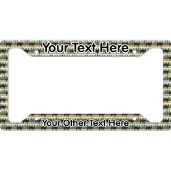 Cabin License Plate Frame (Personalized)