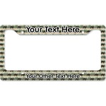 Cabin License Plate Frame - Style B (Personalized)