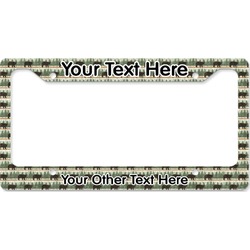Cabin License Plate Frame - Style B (Personalized)