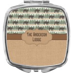 Cabin Compact Makeup Mirror (Personalized)