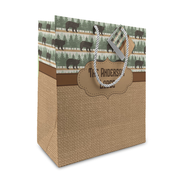 Custom Cabin Medium Gift Bag (Personalized)