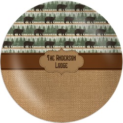 Cabin Melamine Plate (Personalized)