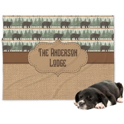 Cabin Dog Blanket - Regular (Personalized)