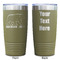 Cabin Olive Polar Camel Tumbler - 20oz - Double Sided - Approval