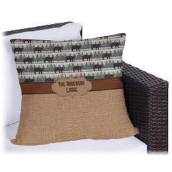 Cabin Outdoor Pillow - 18" (Personalized)