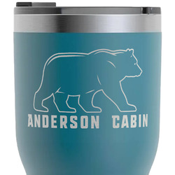 Cabin RTIC Tumbler - Dark Teal - Laser Engraved - Double-Sided (Personalized)