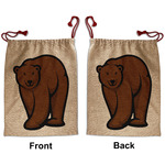 Cabin Santa Sack - Front & Back