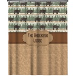 Cabin Extra Long Shower Curtain - 70"x84" (Personalized)