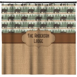 Cabin Shower Curtain - 71" x 74" (Personalized)