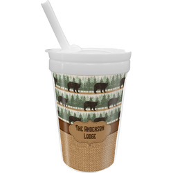 Cabin Sippy Cup with Straw (Personalized)
