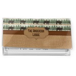 Cabin Vinyl Checkbook Cover (Personalized)