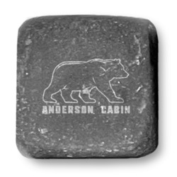 Cabin Whiskey Stone Set - Set of 3 (Personalized)