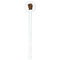 Cabin White Plastic 7" Stir Stick - Round - Single Stick