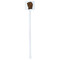 Cabin White Plastic Stir Stick - Double Sided - Square - Single Stick