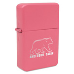 Cabin Windproof Lighter - Pink - Double Sided (Personalized)