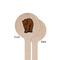 Cabin Wooden 6" Stir Stick - Round - Single Sided - Front & Back