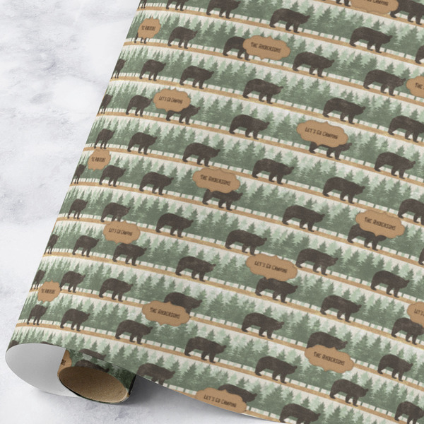 Custom Cabin Wrapping Paper Roll - Large - Matte (Personalized)