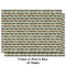 Cabin Wrapping Paper Sheet - Double Sided - Front