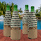 Cabin Zipper Bottle Cooler - Set of 4 - LIFESTYLE