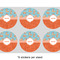 Foxy Yoga 3" Multipurpose Round Labels - Sheet