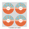 Foxy Yoga 4" Multipurpose Round Labels - Sheet