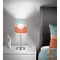 Foxy Yoga 7 inch drum lamp shade - in room