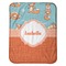 Foxy Yoga Baby Sherpa Blanket - Flat