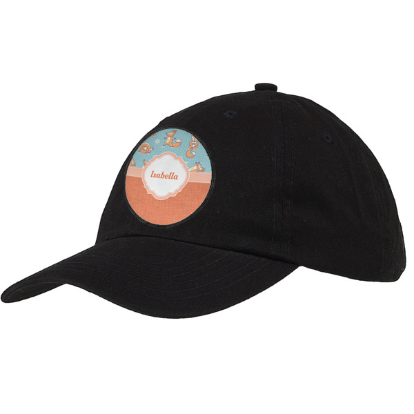 Custom Foxy Yoga Baseball Cap - Black (Personalized)