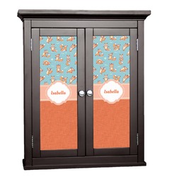 Foxy Yoga Cabinet Decal - Small (Personalized)