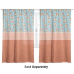 Foxy Yoga Curtain Panel - Custom Size