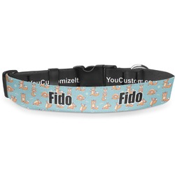 Foxy Yoga Deluxe Dog Collar - Double Extra Large (20.5" to 35") (Personalized)